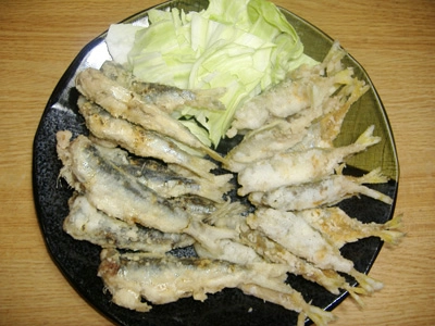 小イワシ料理